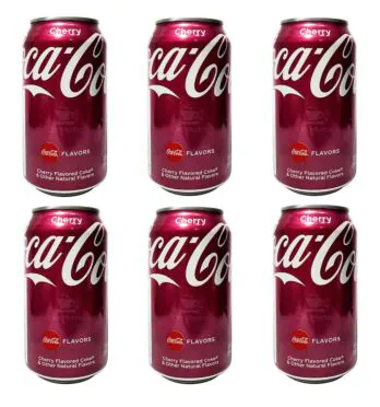 Kit 6 Refrigerantes importado Coca-Cola Cherry