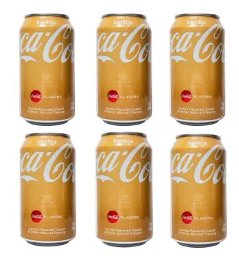 Kit 6 Refrigerantes Importado Coca-Cola Vanilla
