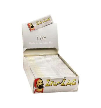 Caixa de Seda Zig-Zag Silver 1 1/4