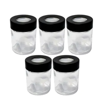 Kit com 5 Pote Hermético TGB 120ml