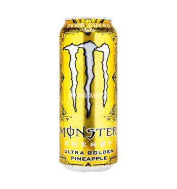 Energético Monster Zero Cuckru Ultra Gold 500ml de frente tabacaria da mata