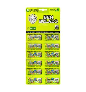 Cartela c/12 Sedas Bem Bolado Size 1 1/4 Large 
