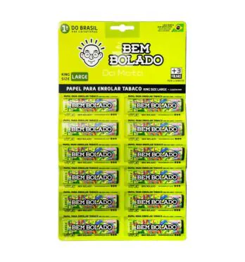 Cartela c/12 Sedas Bem Bolado Large King Size Slim