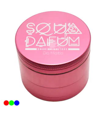 Dichavador de Alumínio Squadafum Future 4 Partes rosa