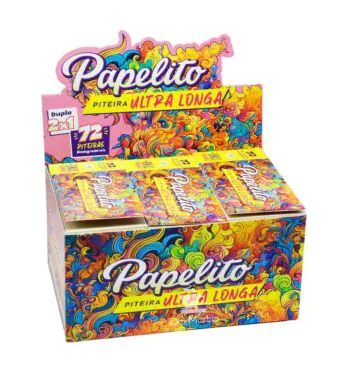 Caixa de Piteira Papelito Ultra Longa
