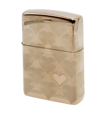 Isqueiro Zippo Heart Design
