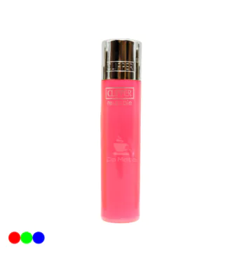 Isqueiro Clipper Colorido Edição para Colecionador rosa