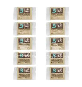 Kit com 10 Boveda 62%