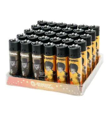 Caixa de Isqueiro G-Rollz Pets Rock Laranja e Marrom