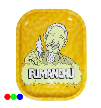 Bandeja de Metal Fumanchú Médio laranja