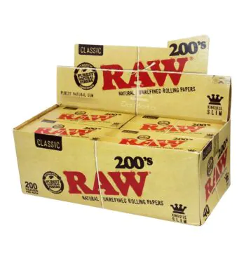 Caixa de Seda Raw King Size Slim 200