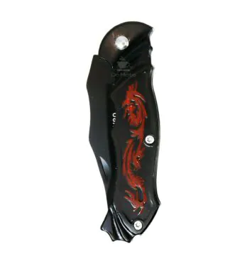 Canivete com Uma Lâmina Black and Red