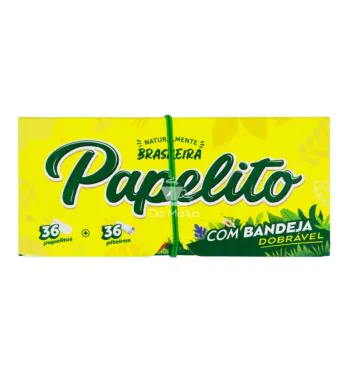 Kit de Seda com Piteira e Bandeja Papelito Tradicional King Size