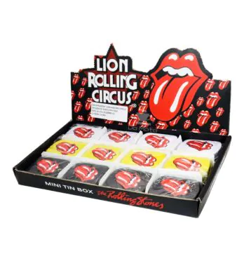 Caixa de Mini Lata Lion Rolling Circus & The Rolling Stones 