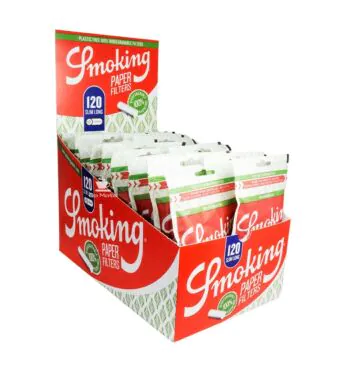 Caixa de Filtro Smoking Slim Long 22x6mm