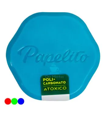 Dichavador de Policarbonato Papelito com Container azul