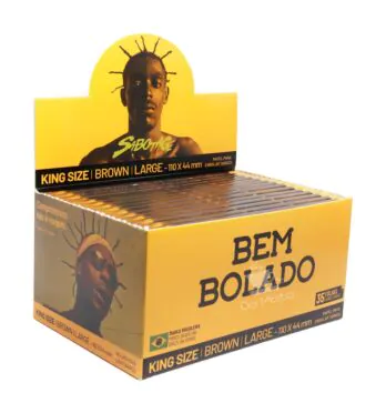 Caixa de Seda Bem Bolado Sabotage Brown Large King Size