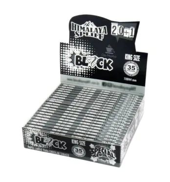 Caixa de Seda Himalaya Spliff Black King Size 