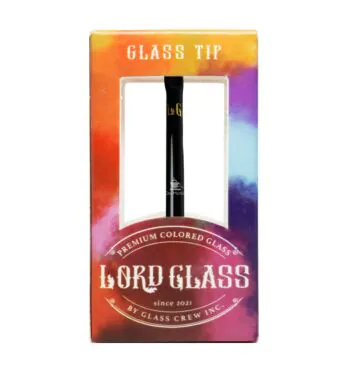 Caixa de Piteira de Vidro Lord Glass Colors Black