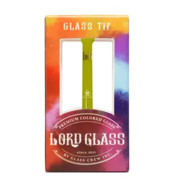 Piteira de Vidro Lord Glass Colors Light Yellow