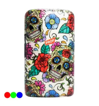 Maçarico Prof Mexican Skulls cinza