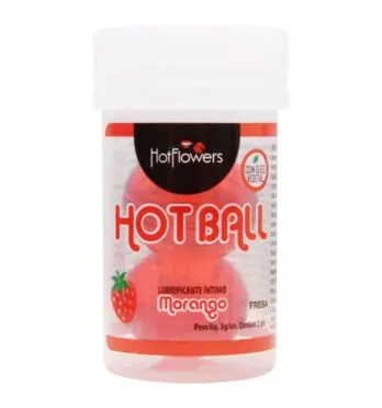 Bolinhas Hot Flowers c/2 un. Morango 