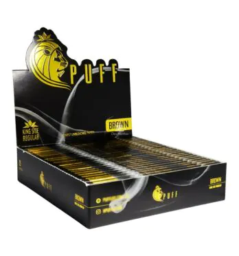 Caixa de Seda Puff Life King Size Brown