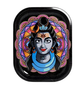 Bandeja de Metal Sadhu Shiva Mandala