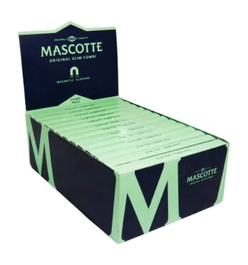 Caixa de Seda Mascotte Original King Size Slim Magnet c/ Piteira