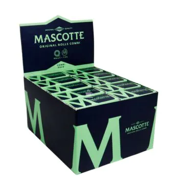 Caixa de Seda de Rolo Mascotte Slim Size c/ Piteira