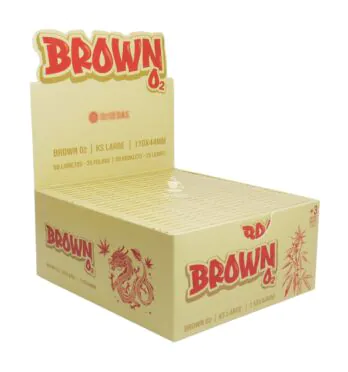 Caixa de Seda O2 Brown Large King Size c/50 un.