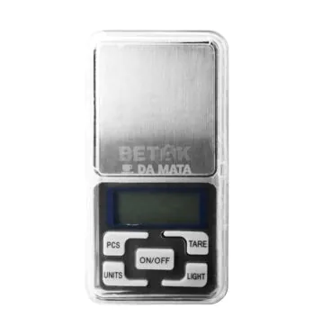 Mini Balança Digital Betak de frente tabacaria da mata 