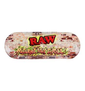 Bandeja Raw Skate 3 Rolling Tray de frente tabacaria ad mata