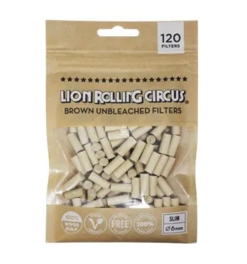 Filtro Lion Rolling Circus Brown Unbleached Slim