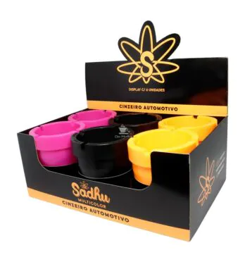 Caixa de Cinzeiro Automotivo Sadhu Colorido