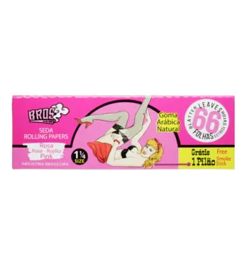 Seda Bros 66 Rosa 1 1/4 Size com Pilão Frente