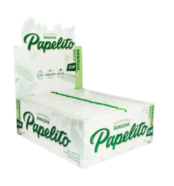 Caixa de Seda Papelito Slim King Size c/ Piteira