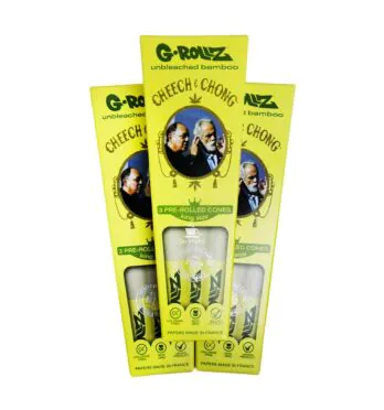 Cone G-Rollz King Size Unbleached Bamboo C/ 3 frente