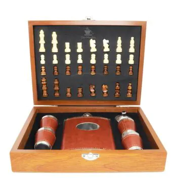 Kit Cantil de Bolso Jogo Xadrez de frente tabacaria da mata 