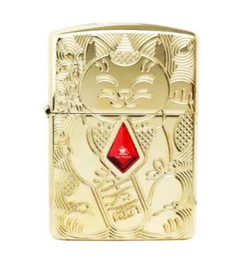 Isqueiro Zippo Lucky Cat Design 49802 frente