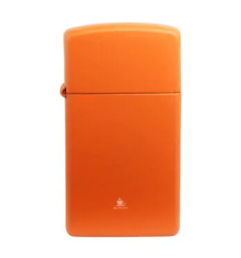 Isqueiro Zippo Slim Orange Matte 1631 de frente