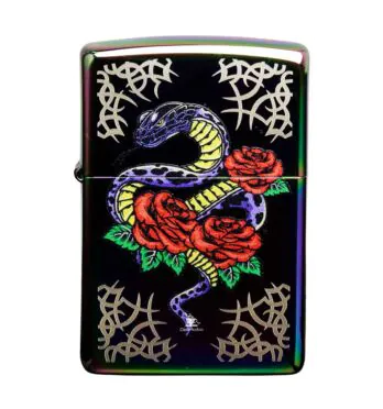 Isqueiro Zippo Tattoo Theme Design 48395 de frente