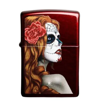 Isqueiro Zippo Day Of Dead Girl 28830 de frente