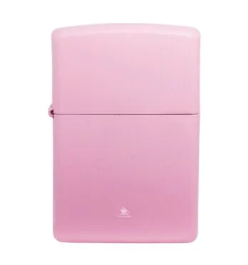 Isqueiro Zippo Regular Matte Pink 238 de frente