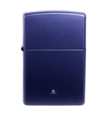 Isqueiro Zippo Regular Navy Blue Matte 239 de frente