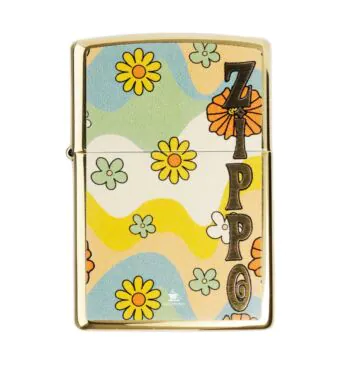 Isqueiro Zippo Flower Power 48503 de frente