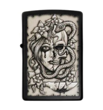 Isqueiro Zippo Glory Tattoo Design 48616 de frente