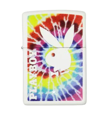Isqueiro Zippo Playboy Tie Dye 48373 de frente
