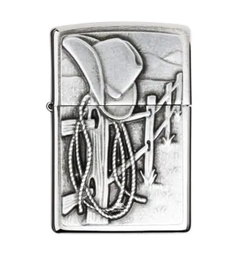 Isqueiro Zippo Resting Cowboy 24879 de frente