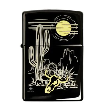 Isqueiro Zippo Western Design 48968 na frente